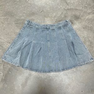 Light blue‎ Jean flare skirt / size L / Lelis Brand / A-69